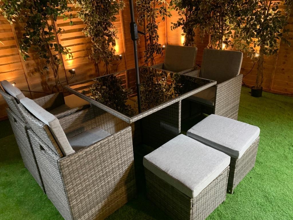 flat pack rattan garden furniture